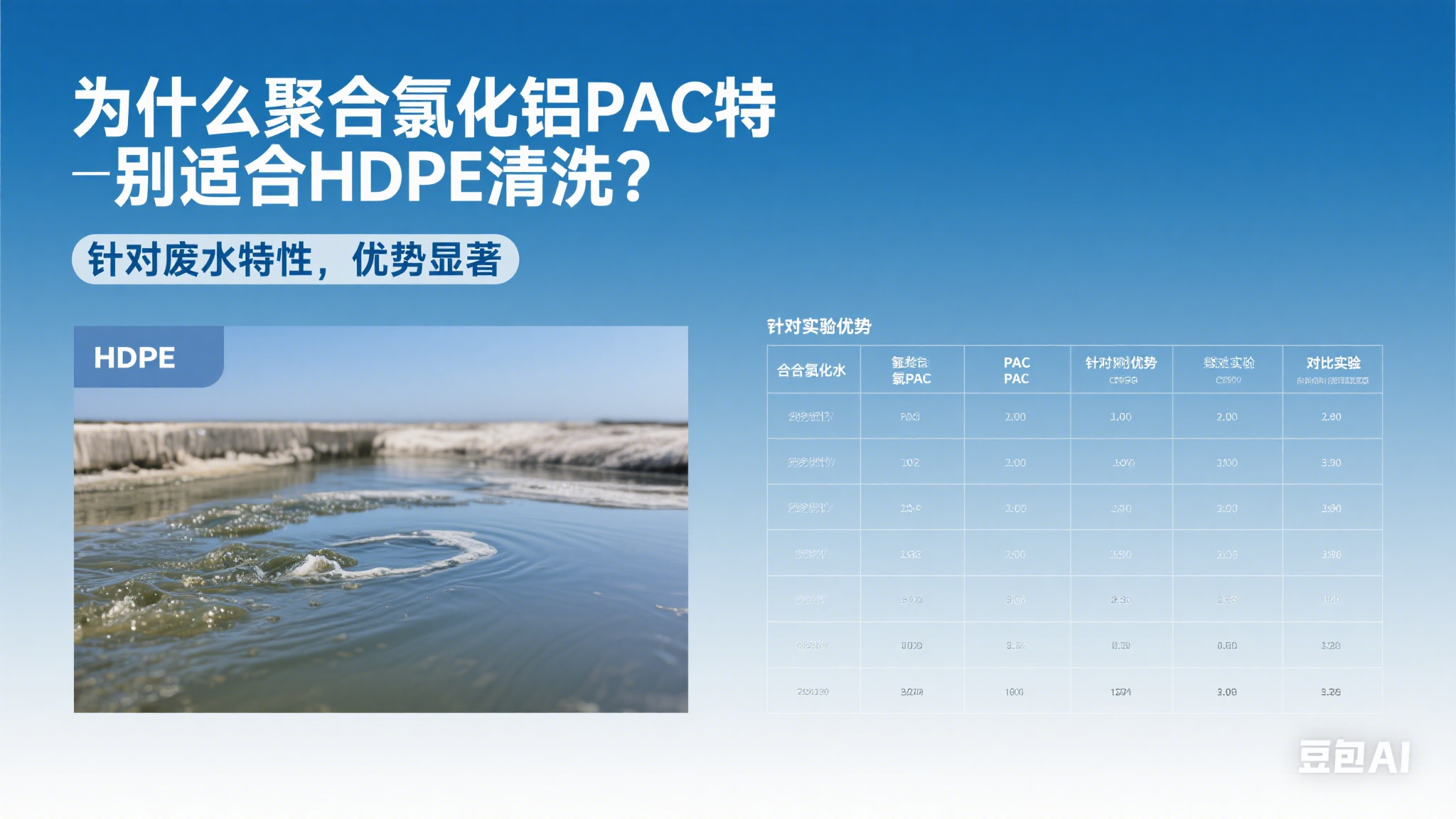 HDPE塑料清洗聚合氯化鋁